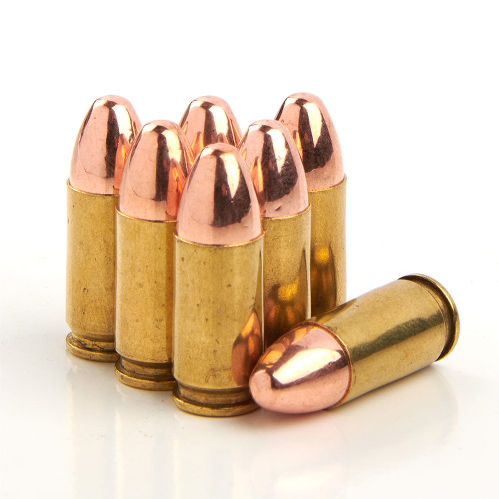 9mm 124 Grain FMJ 50 Round Box Patriot Defense Ammunition