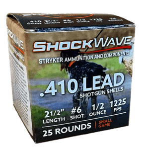 shockwave 410 6 shot box 25 ct CE clipped
