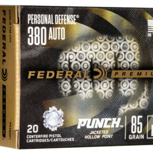federal premium 380 85 gr jhp punch