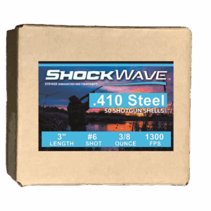 Shockwave 410 3 inch 6 shot steel 50 count refill